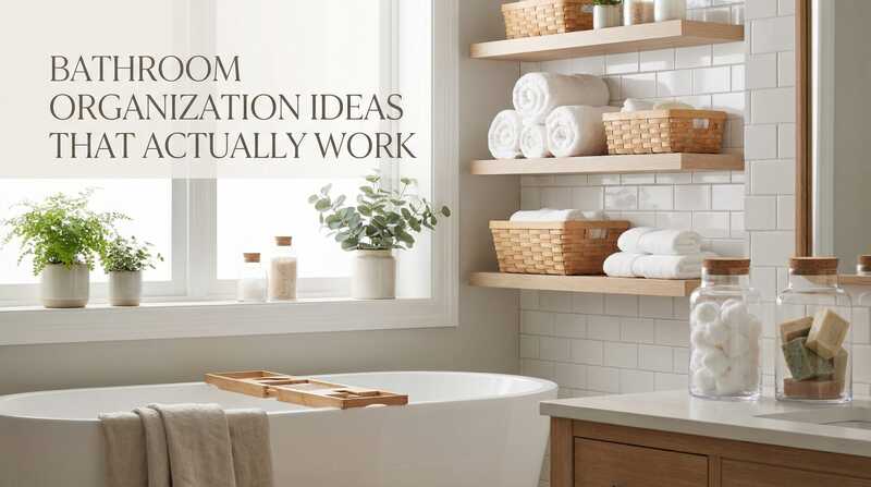Bathroom Organization Ideas That Actually Work