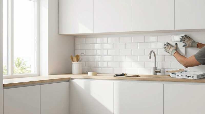 DIY Kitchen Backsplash Ideas Under $200