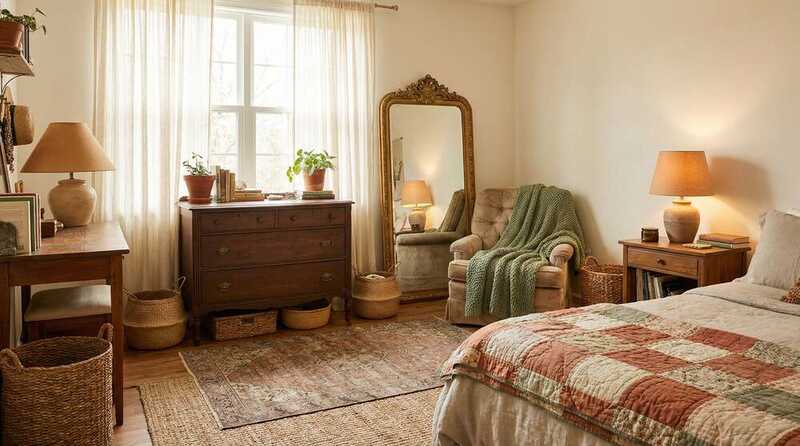 Cozy Bedroom on a Budget