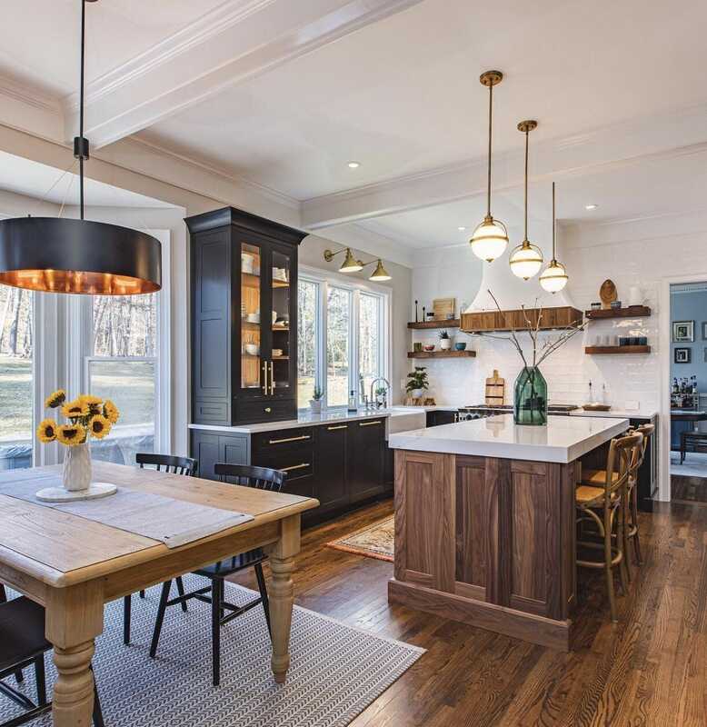 Farmhouse kitchen with rustic charm